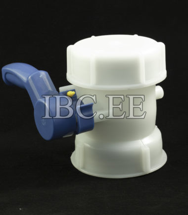IBC tank container valve 3inch 100mm (DN80) Butterfly thread S100x8