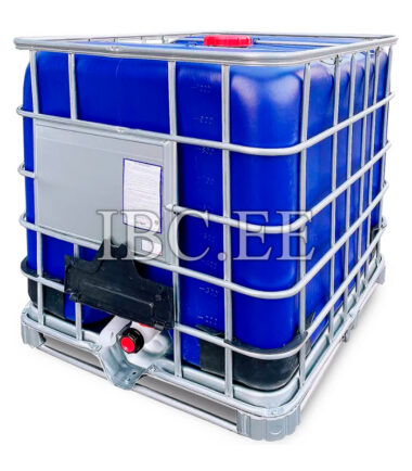 TechCube IBC 1000 Blue – Reconditioned 1000L Tank