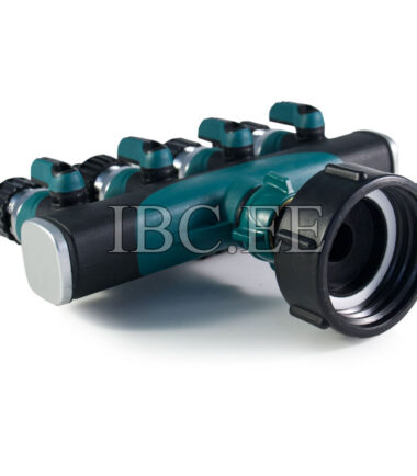 IBC connector S60X6 4 Way Tap Connectors 3/4'' Pipe Tap for Garden Irrigation System plastik