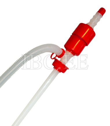 Liquid Fuel Transfer Plastic Siphon Pump. Capacity: 13-15 l/min. Applications: Chemicals, petroleum based fluids, water