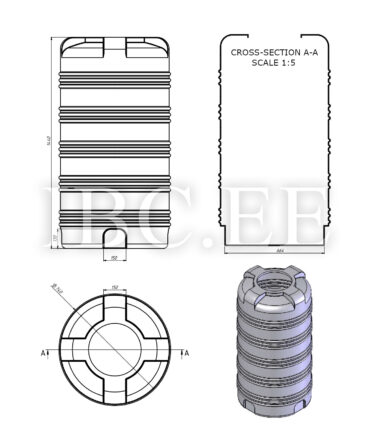 UHP tank Verticon High V-505 (505L)