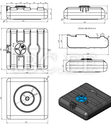 UHP mahuti Showeron Shower-160 (160L)