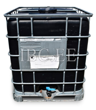 DrainCube IBC 1000 Black – used container for drainage & wastewater